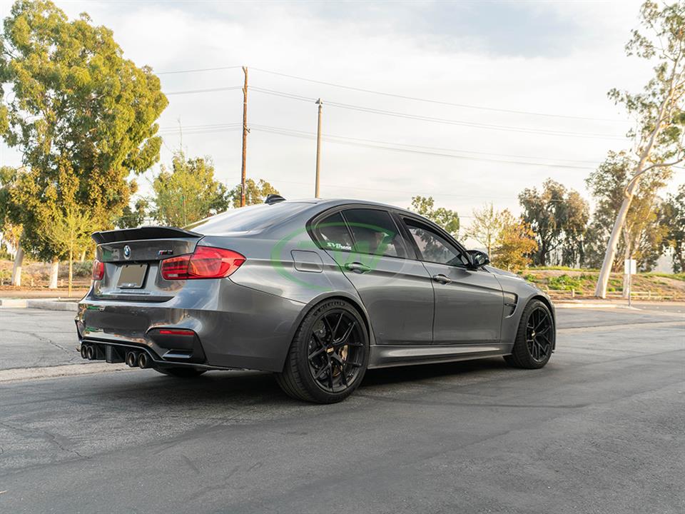 BMW F80 M3 with an LED Kholen Style CF Rear Diffuser