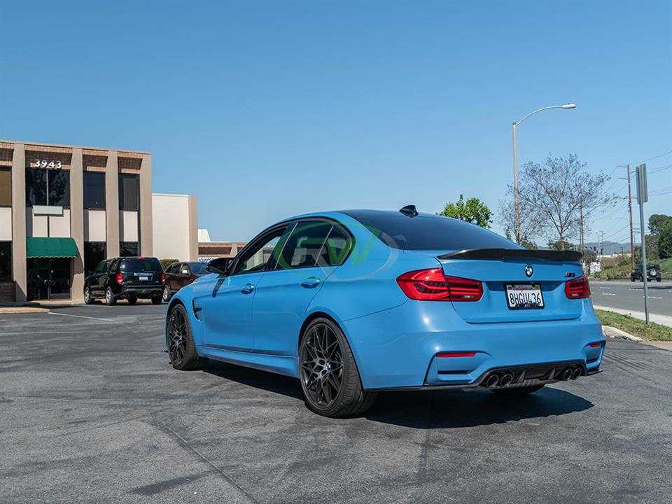 BMW F80 M3 received an RW 3D Style Carbon Fiber Diffuser
