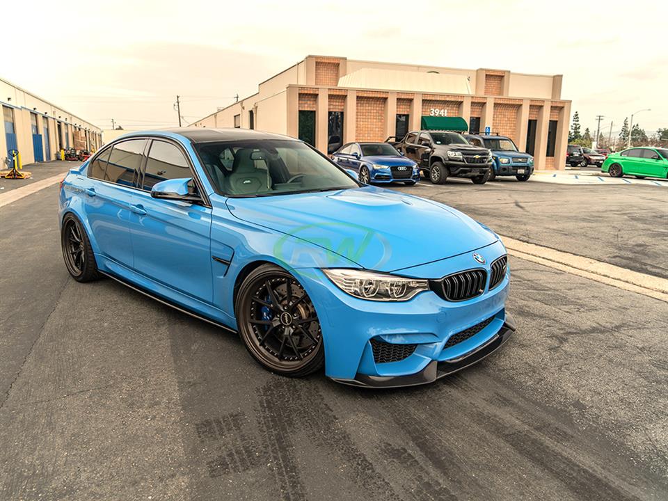 BMW F80 M3 gets hooked up with a Varis Style Carbon Fiber Front Lip