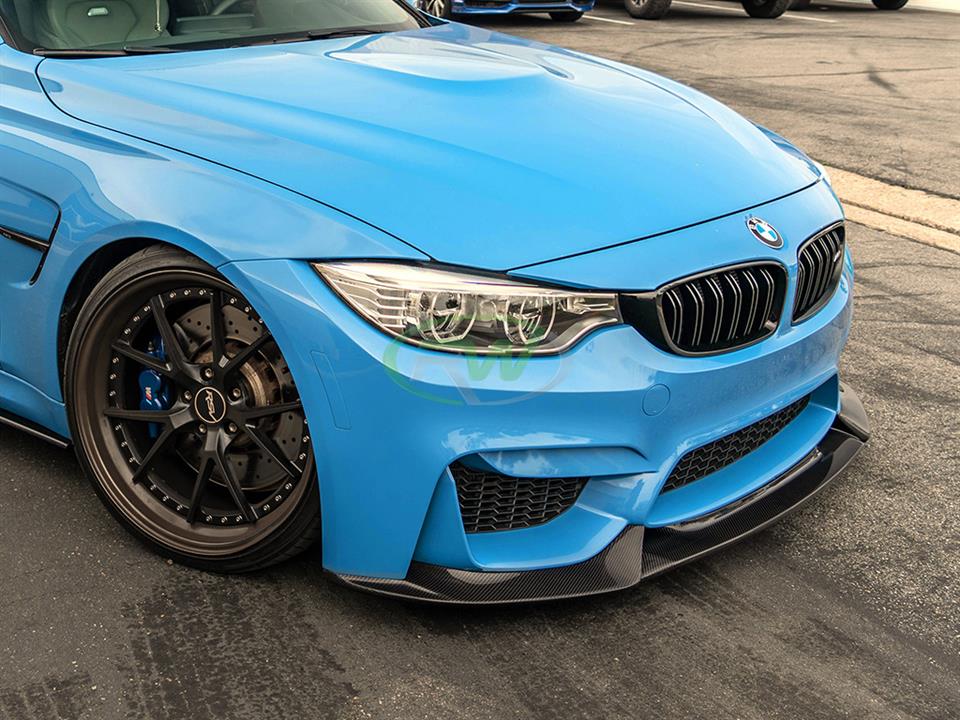 Bmw F80 M3 F F M4 Varis Style Carbon Fiber Front Lip