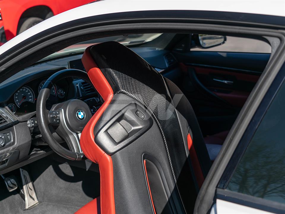 BMW F87 M2 Competition Carbon Fiber Seat Backs