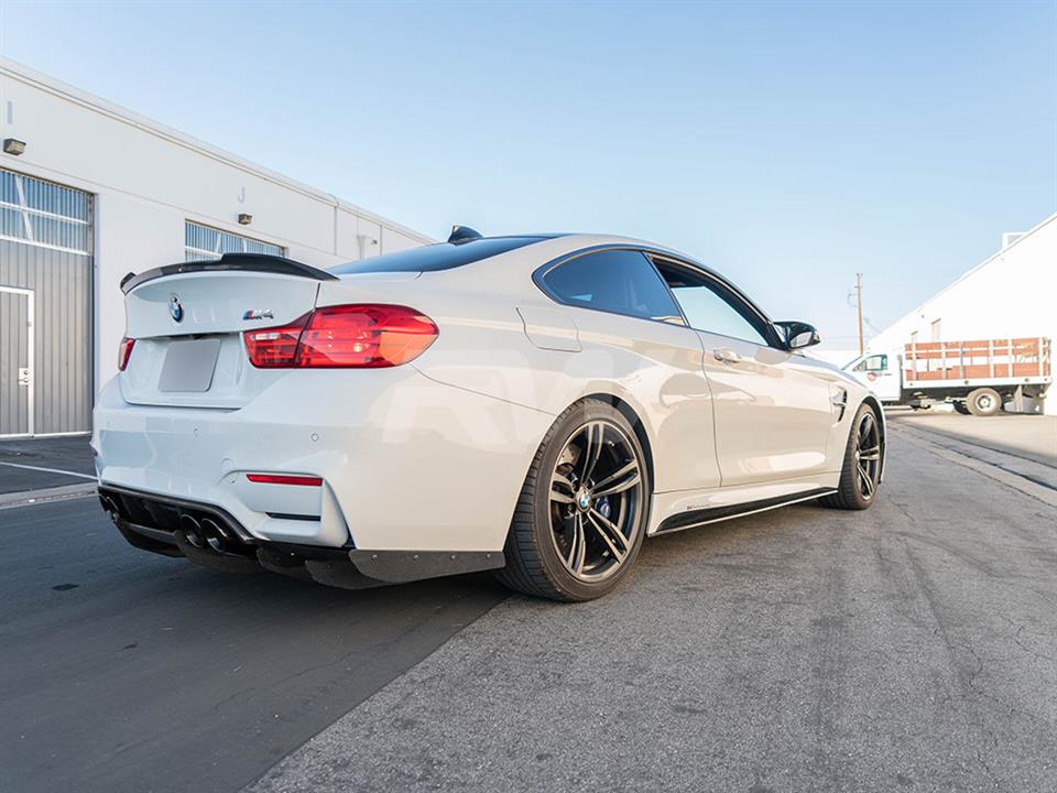 BMW F82 M4 with a Varis Style Carbon Fiber Diffuser and Undertray