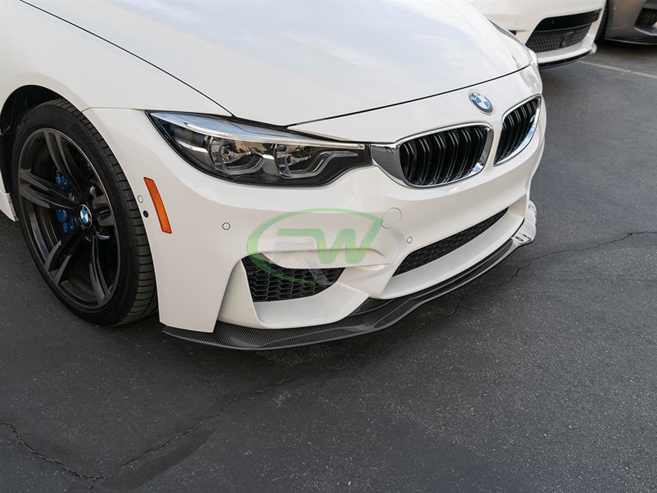 BMW F80 M3 with GTX carbon fiber front lip