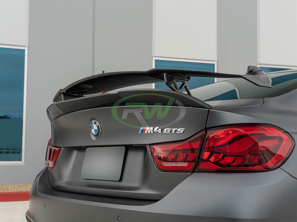BMW F82 M4 GTS receives an RWS Carbon Fiber Trunk Spoiler