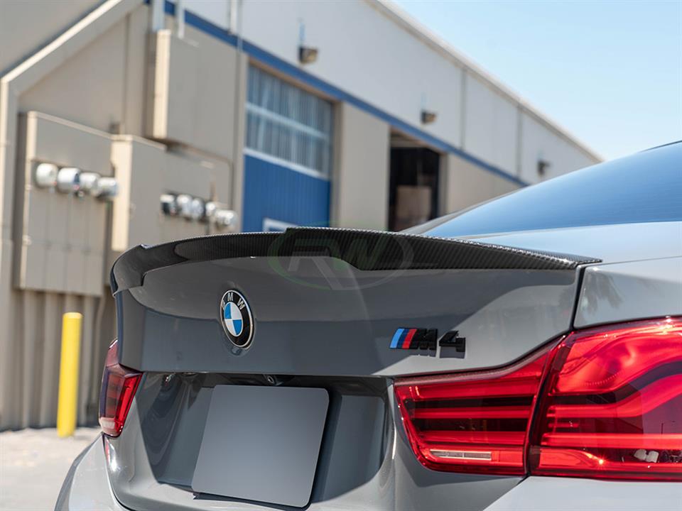 BMW F82 M4 Performance Style Carbon Fiber Trunk Spoiler