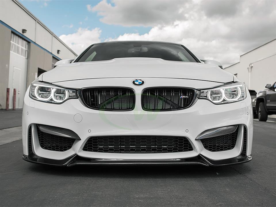 BMW F82 M4 gets hooked up with a Varis Style Carbon Fiber Front Lip