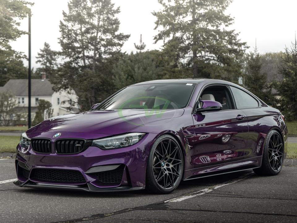BMW F82 M4 gets a Varis Style Carbon Fiber Front Lip from RW