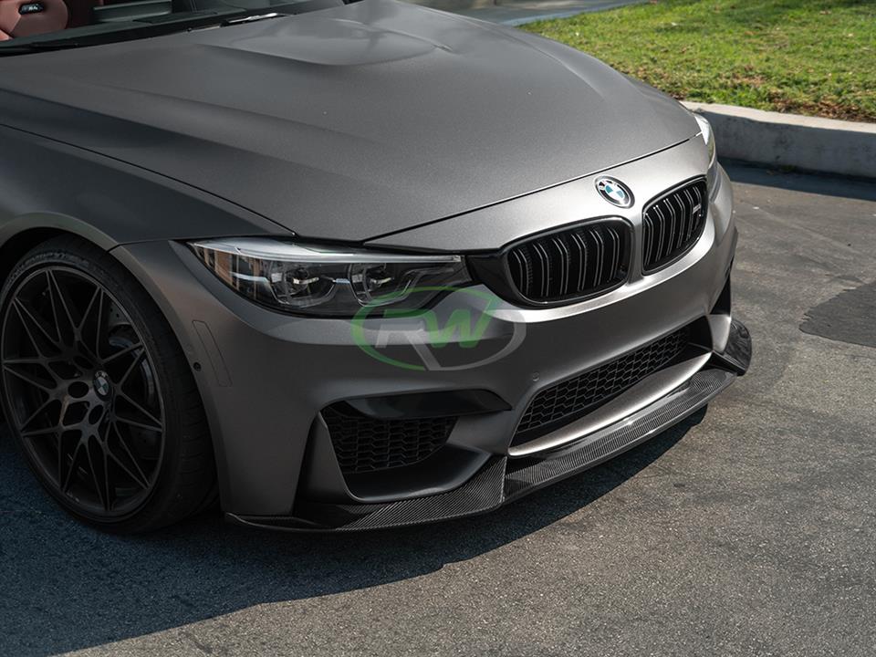 BMW F83 M4 gets a Varis Style Carbon Fiber Front Lip from RW