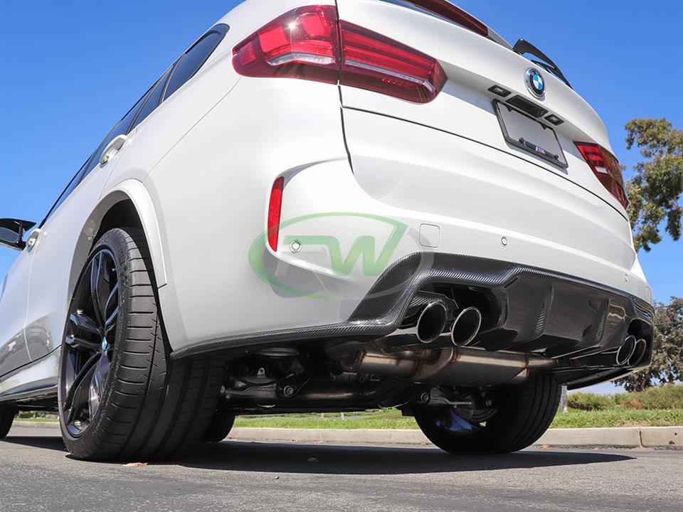 RW Carbon BMW F85 X5M 3D Style Diffuser Upgrade in Carbon Fiber