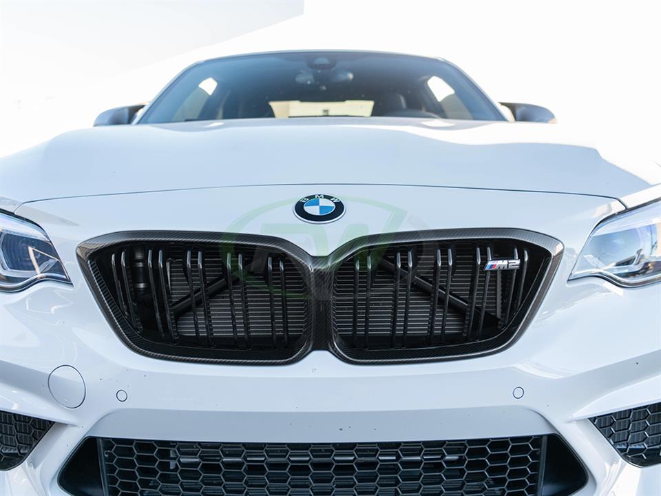 BMW F87 M2 Competition gets hooked up with an RW Carbon Fiber Grille