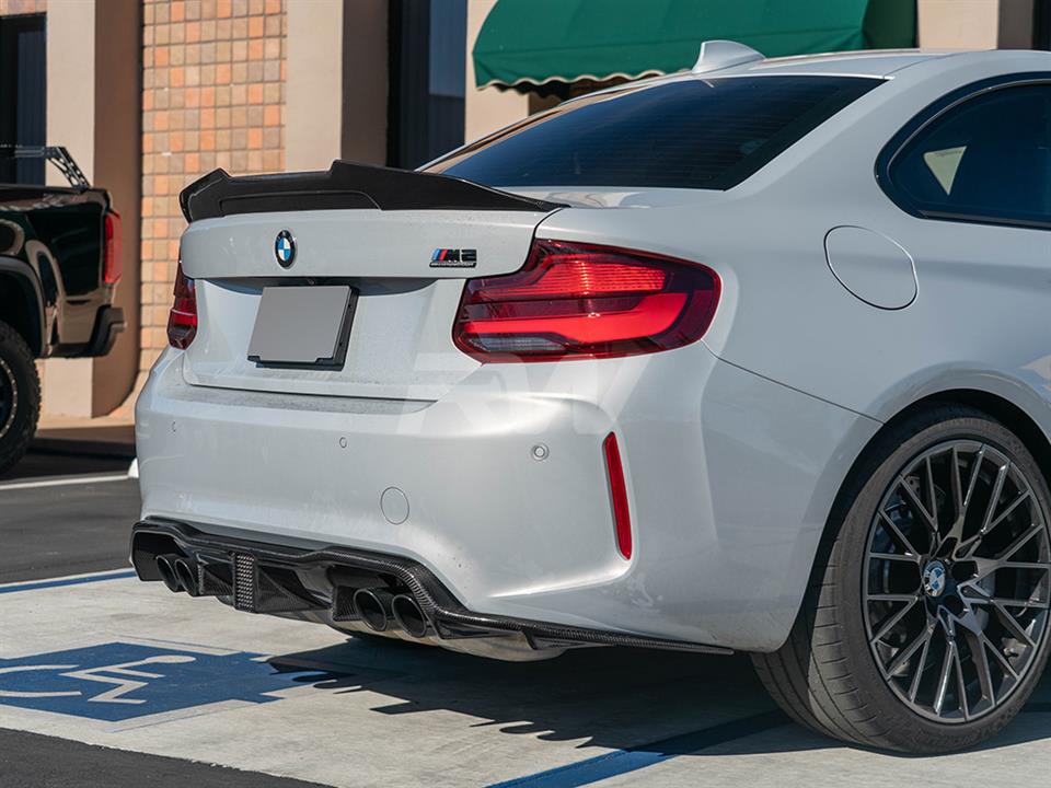 BMW F87 M2 Kholen Style Carbon Fiber Rear Diffuser