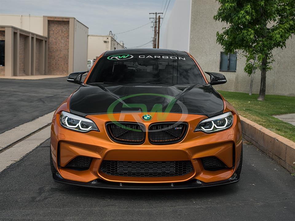 BMW F22 F30 F32 fitted with some RW M Styled Carbon Fiber Mirror Caps