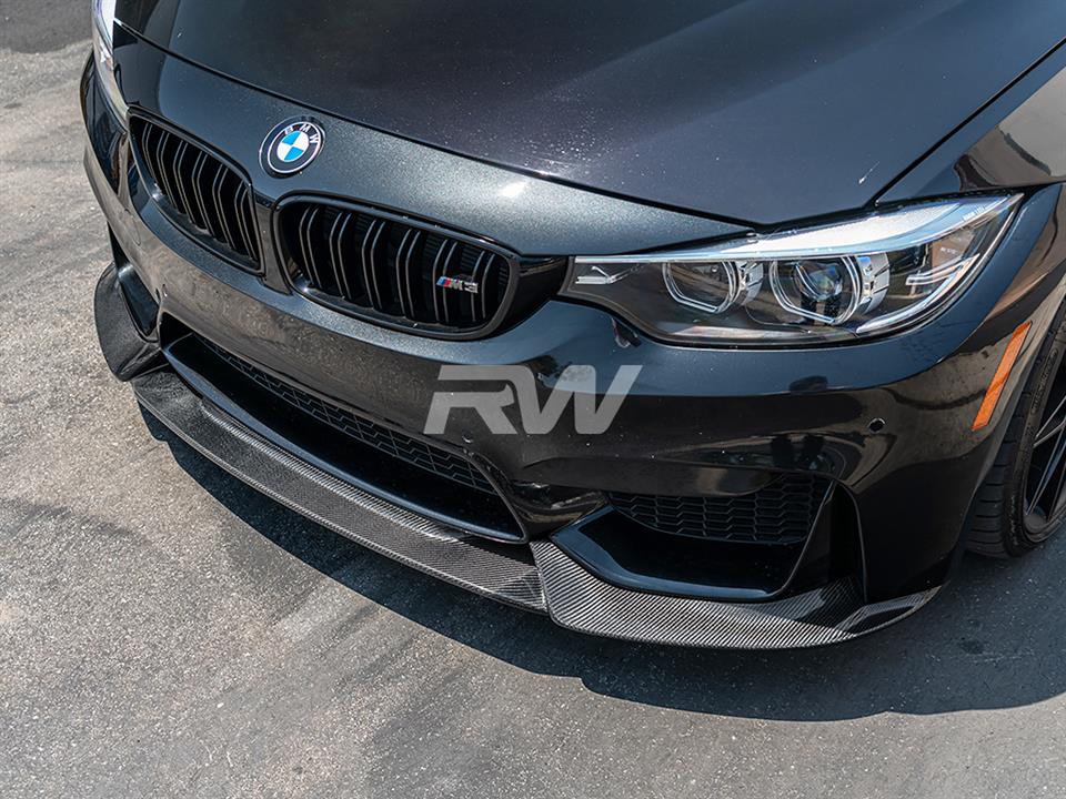 BMW F8X M3 M4 Varis Style Carbon Fiber Front Lip