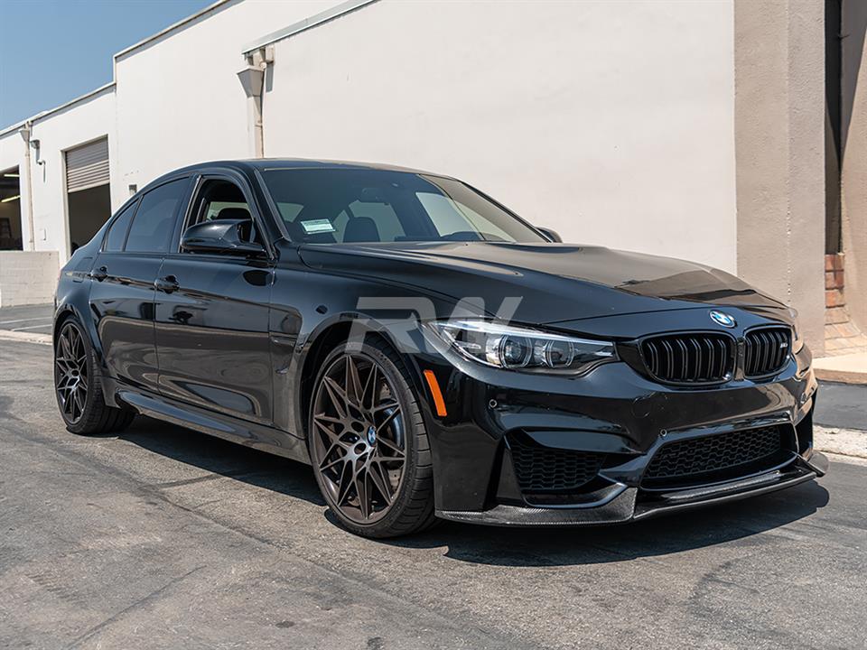 BMW F80 M3 gets hooked up with a Varis Style Carbon Fiber Front Lip