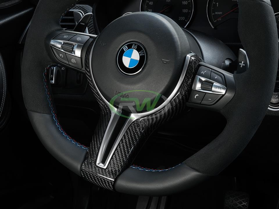 BMW M Carbon Fiber Steering Wheel Outer Trim M2 M3 M4 M5 M6 X5M X6M