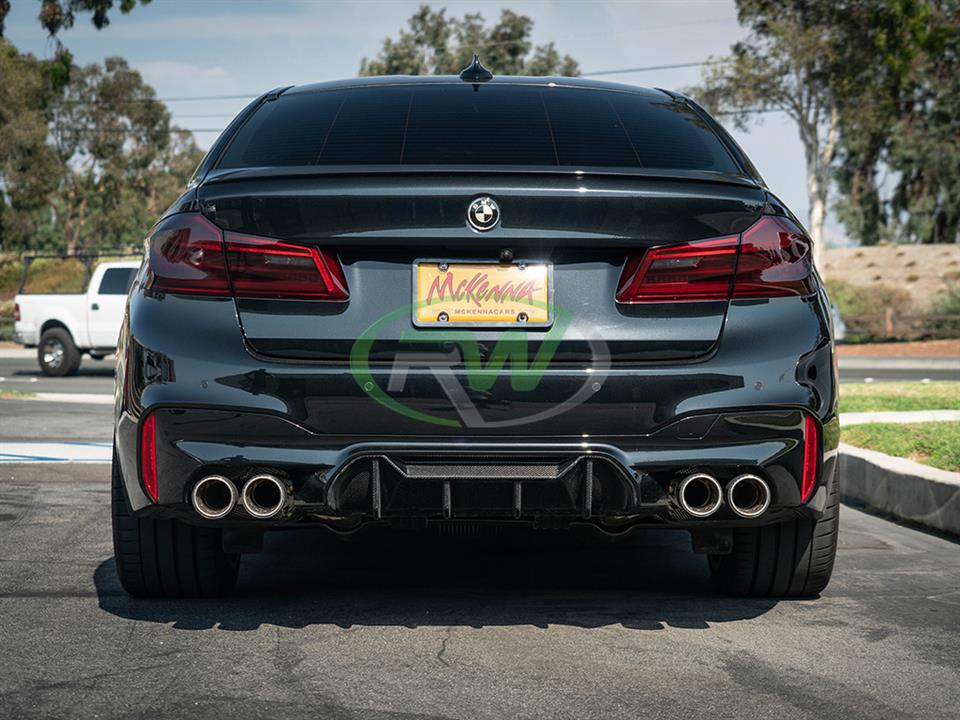 BMW F90 M5 upgrades to our Performance Style CF Diffuser