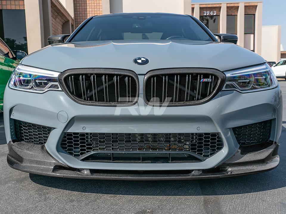 BMW F90 M5 hooked up with one of our 3D Style Carbon Fiber Front Lip