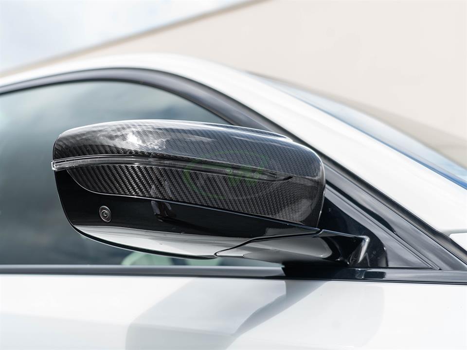 BMW F90 M5 and M8 Carbon Fiber Mirror Cap Replacements