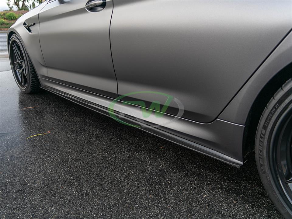 RW Signatures side skirt extensions BMW F90 M5