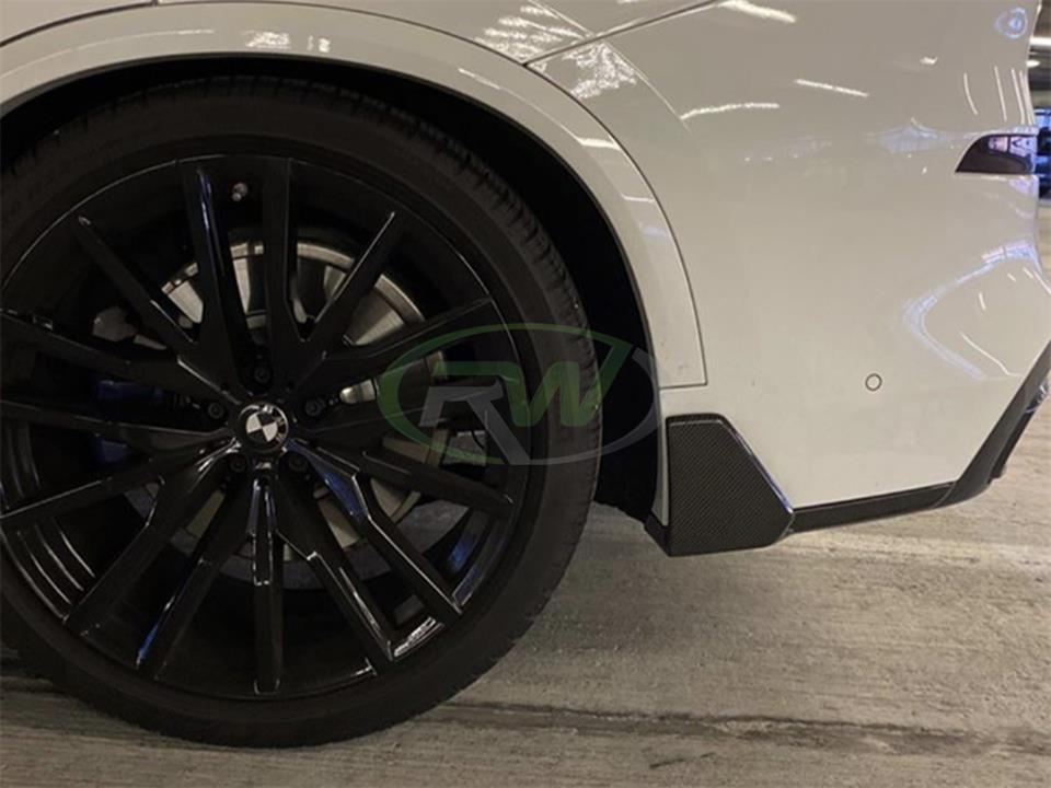 BMW G05 X5 mounted a set of RW Carbon Fiber Rear Winglets