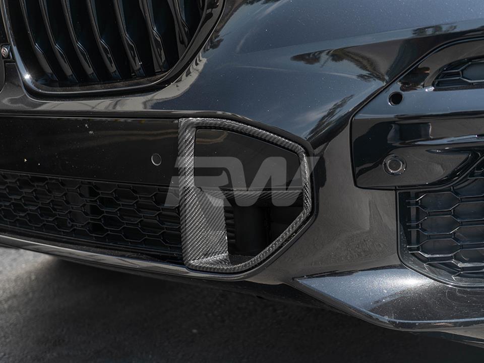 BMW G05 X5 gets a set of RW Carbon Fiber Front Brake Duct Trim