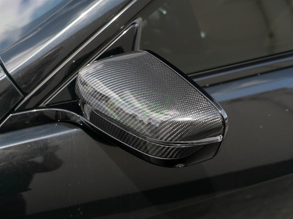 BMW G20 330i with a set of Carbon Fiber Mirror Caps