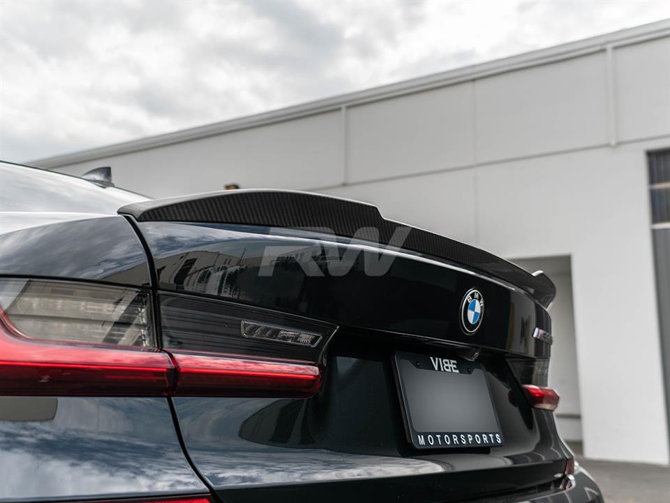 BMW G20 M340i gets a brand new CS Style Carbon Fiber Trunk Spoiler