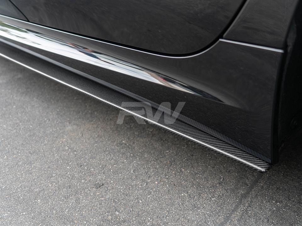 BMW G20 M340i gets equipped with some Carbon Fiber Side Skirt Extensions