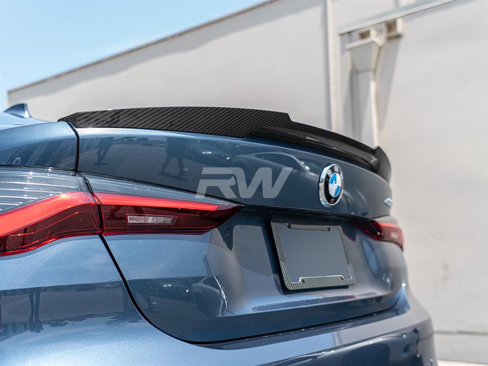 BMW G22 G82 M4 Style Carbon Fiber Trunk Spoiler 420i 430i M440i