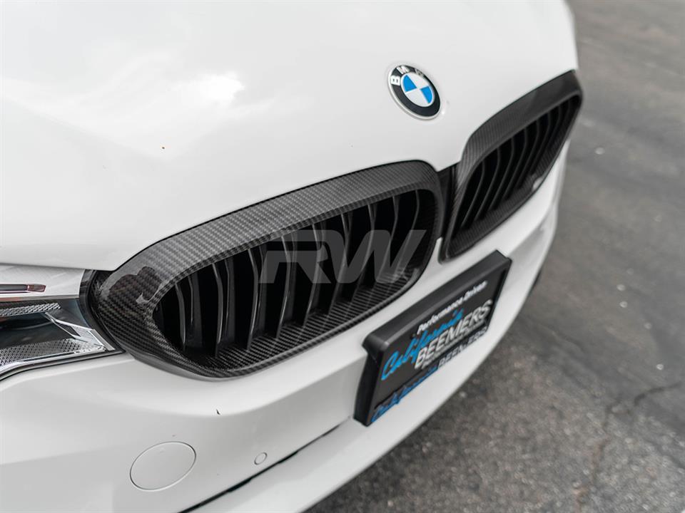 BMW G30 Carbon Fiber Grille Surrounds