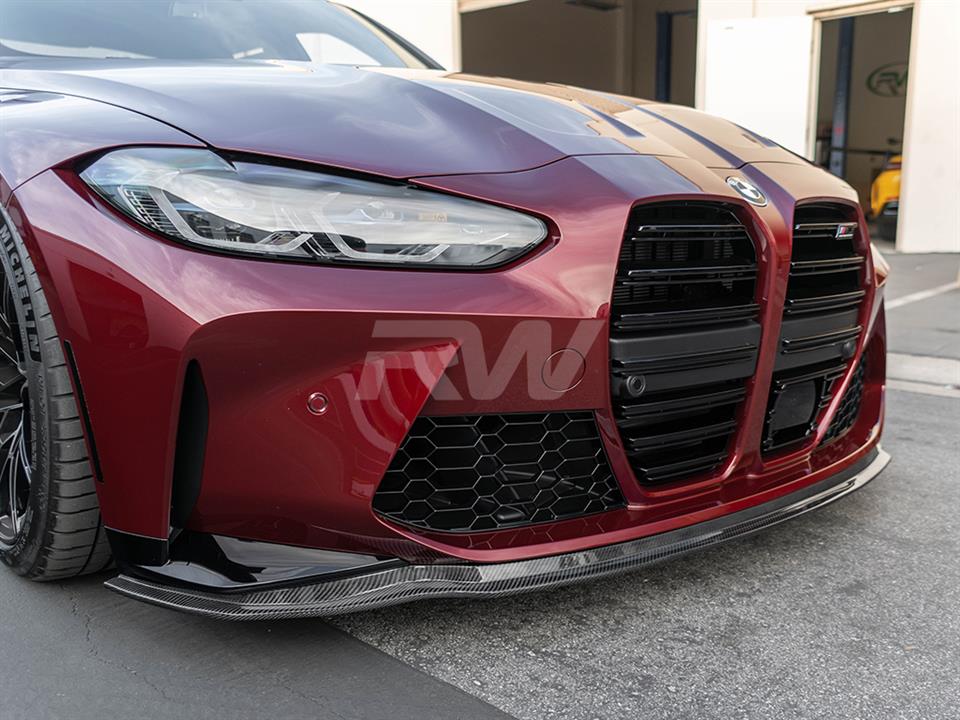 BMW G80 M3 hooked up with a set of RWS Carbon Fiber Front Lip