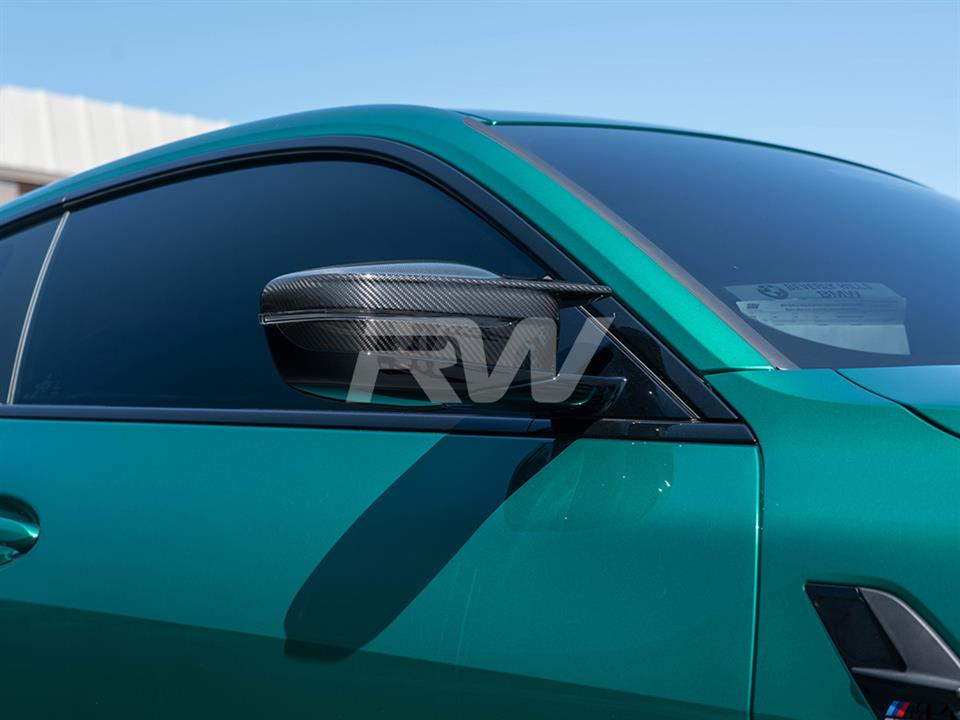 BMW 2023+ G20 G14 G15 G16 G26 Carbon Fiber Mirror Caps from RW