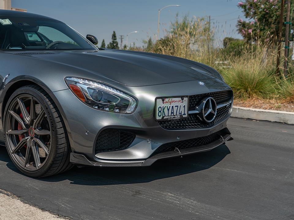 Mercedes C190 GTS gets hooked up with a RW Carbon Fiber Front Lip