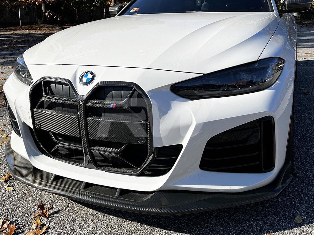 BMW G26 4-Series 430i M440i CSL Style Full Carbon Fiber Front Grille