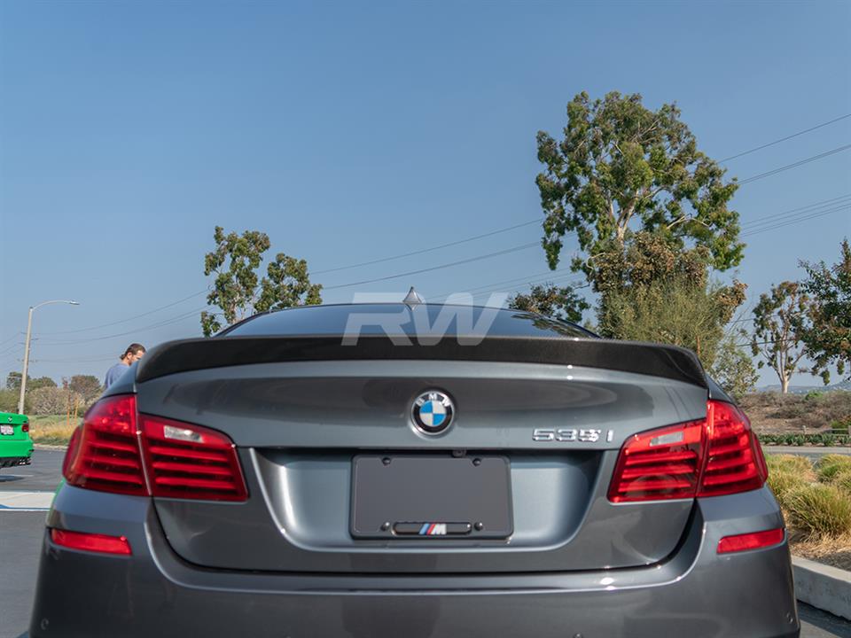 BMW F10 M5  5 Series 1PD Carbon Fiber Trunk Spoiler – 1ne Performance