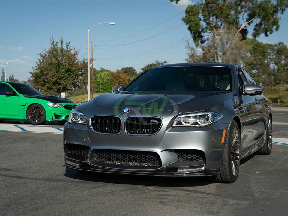 BMW F10 M5 gets a 3D Style Carbon Fiber Front Lip Spoiler