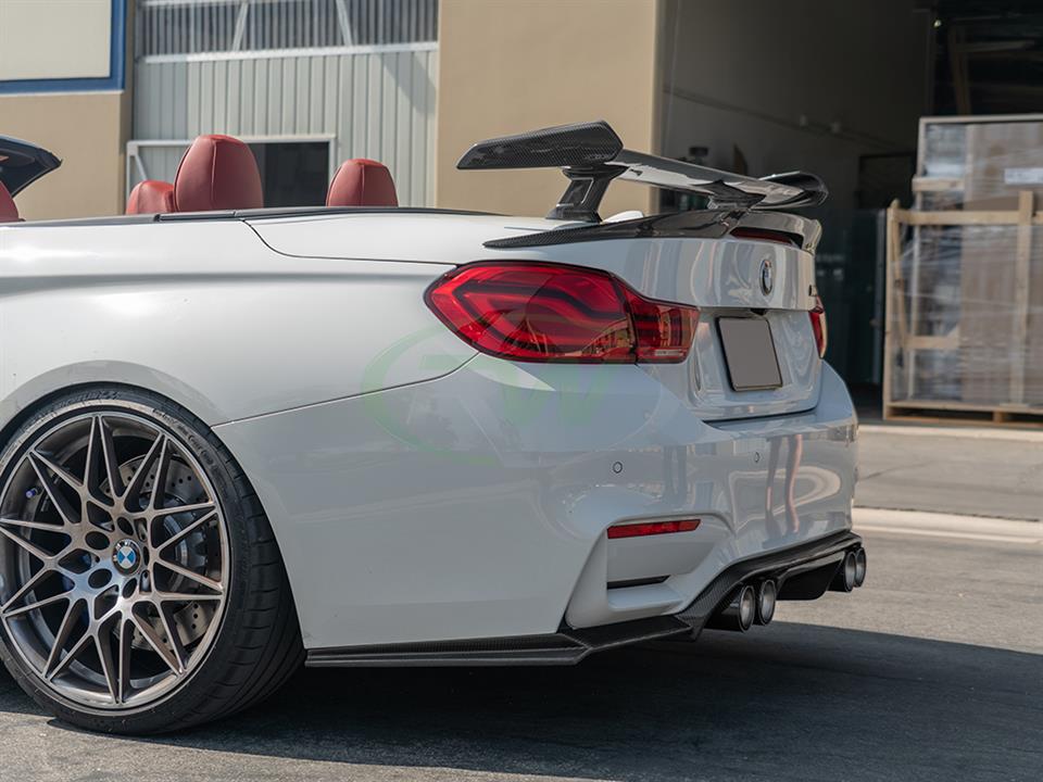 BMW F83 M4 with a DTM Style Carbon Fiber Rear Wing