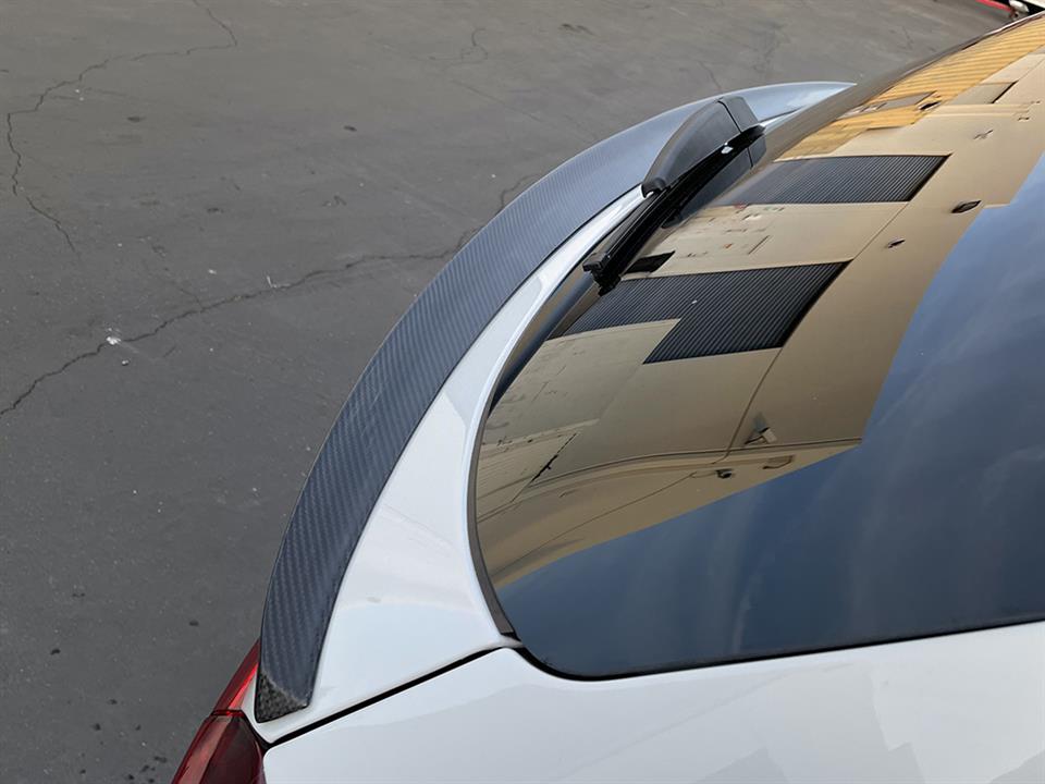 BMW F97 X3M rocks a new RWS Carbon Fiber Mid Spoiler