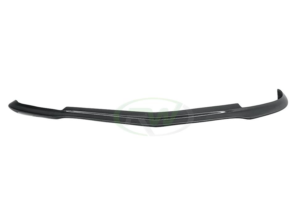rw carbon fiber w204 c63 amg black series style front lip spoiler