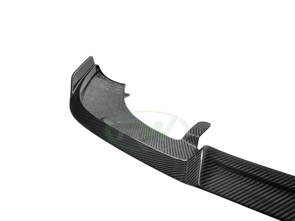 rw carbon fiber mercedes benz w212 e63 amg pre facelift renn style front lip spoiler