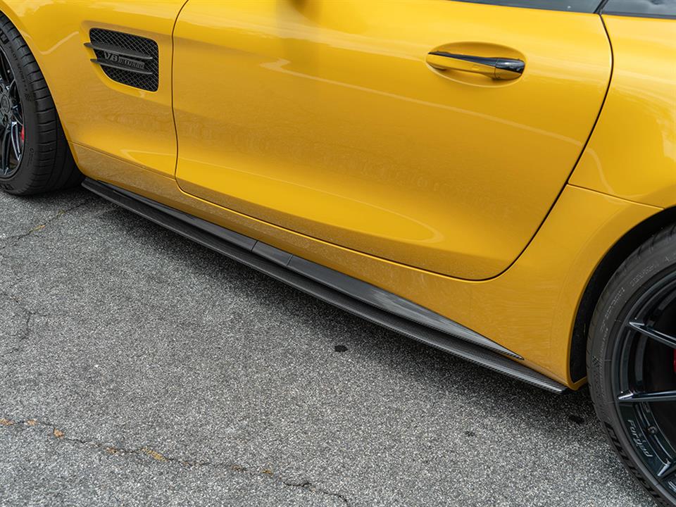 Mercedes C190 GTC with our RWS CF Side Skirt Extensions