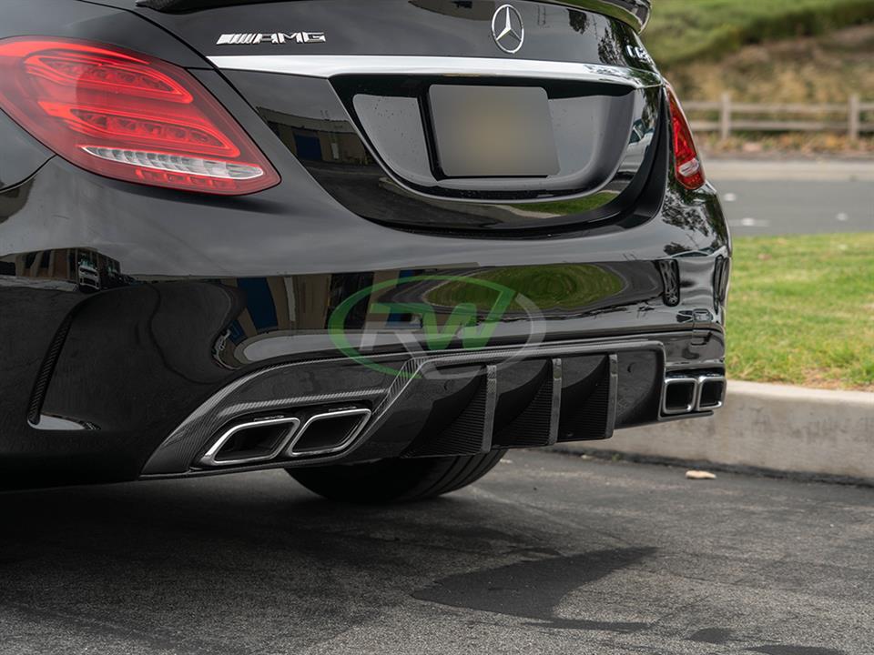 Mercedes W205 C63/C63S AMG DTM CF Diffuser