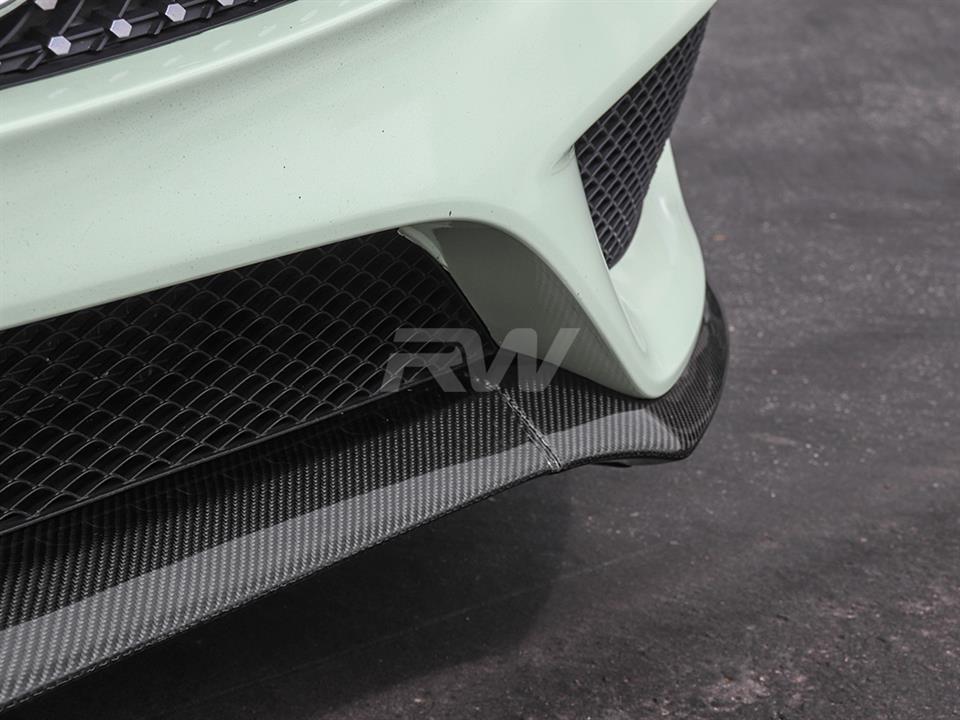 Mercedes W205 Carbon Fiber Front Lip Spoiler