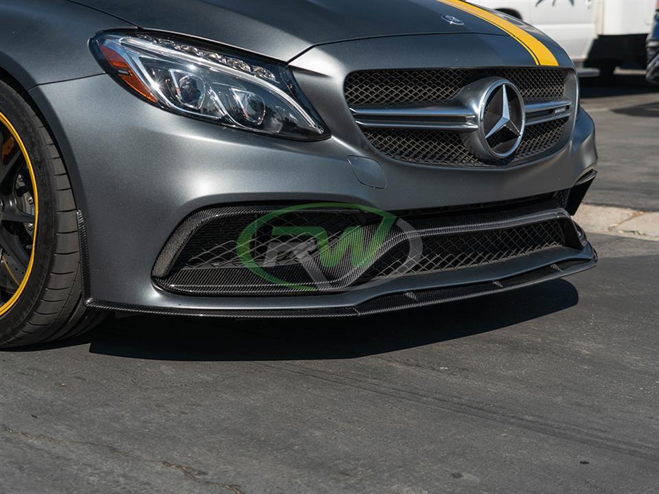 Mercedes W205 C63 C63S Carbon Fiber Front Trim Sedan Coupe Convertible