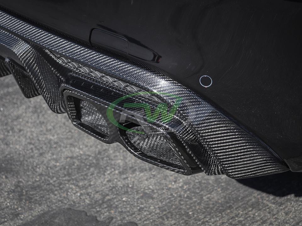 Mercedes W205 W212 RW Carbon Fiber Exhaust Tips
