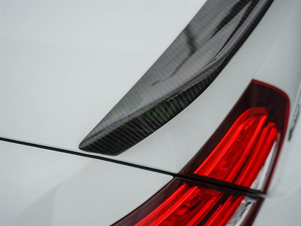 Mercedes W205 Coupe receives a DTM Carbon Fiber Trunk Spoiler