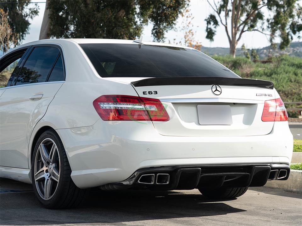 Mercedes W212 E350 E550 E63 AMG DTM Carbon Fiber Rear Diffuser