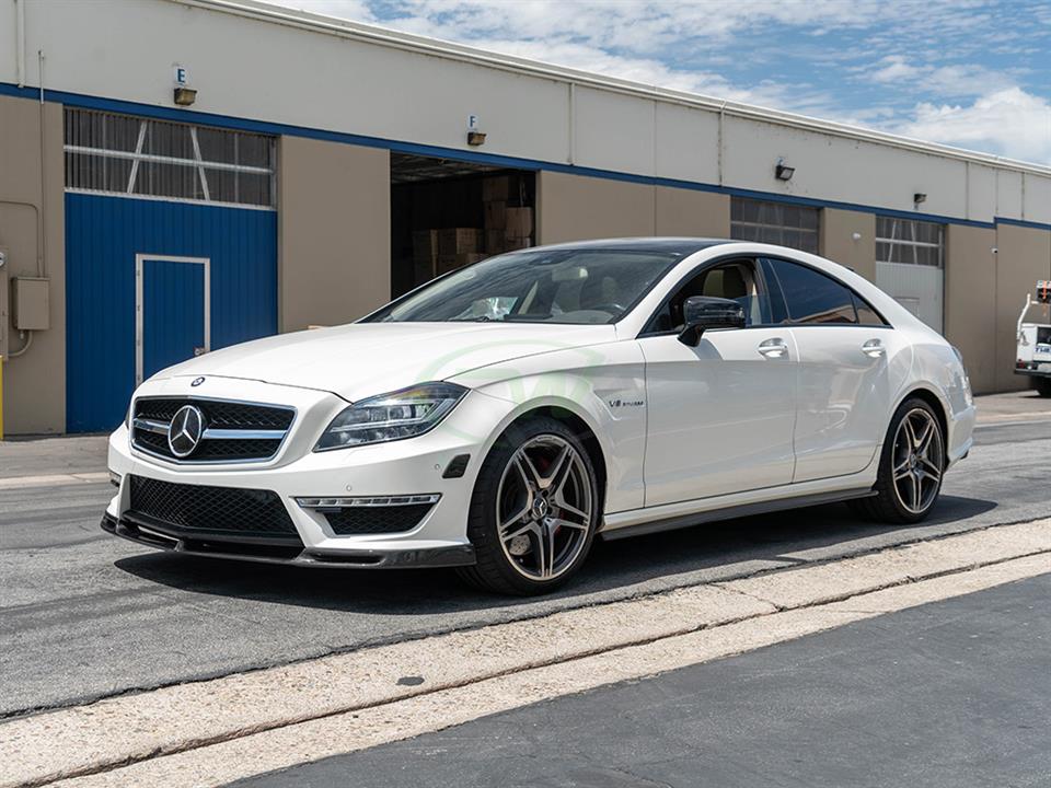 Mercedes W218 CLS63 AMG DTM Carbon Fiber Front Lip Spoiler