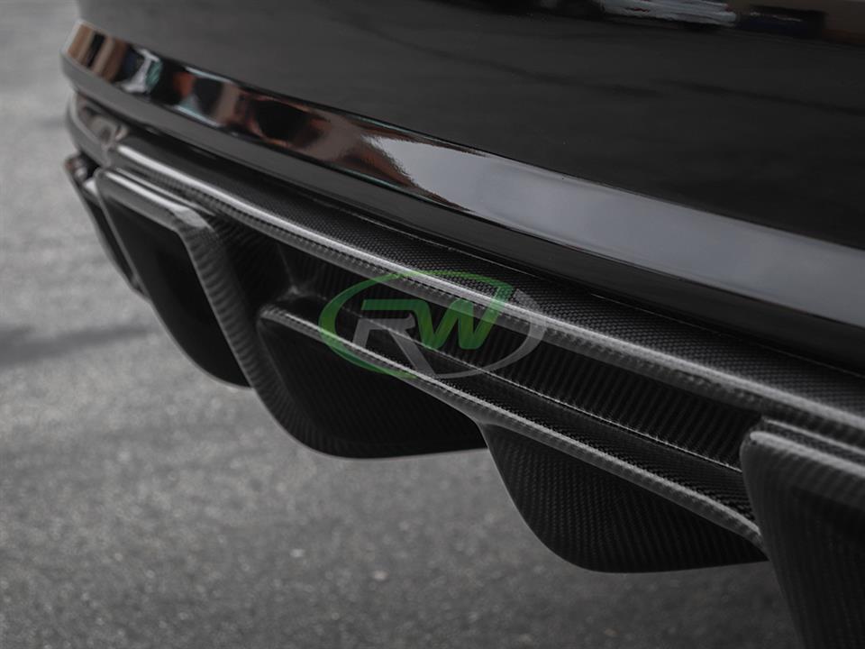 Mercedes W218 CLS63 receives a Renn Style Carbon Fiber Diffuser