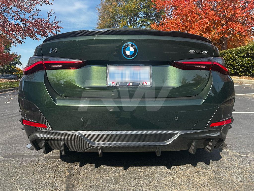 BMW i4 Full Carbon Fiber Rear Diffuser